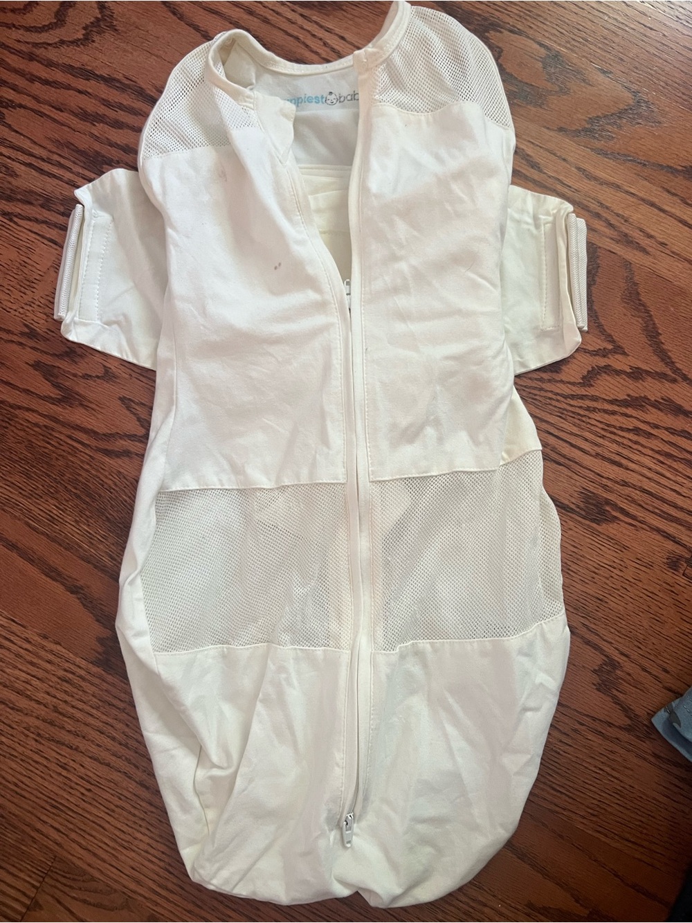 Happiest Baby White Swaddle Sleep Sack for SNOO - Medium
